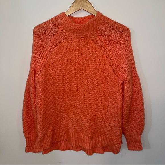 By Anthropologie Bia Oversized Mock Neck Knit Sweater - Picture 2 of 11